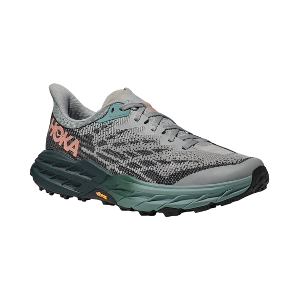 81158646 Speedgoat 5 Trail Running Shoes for Ladies - Harbor Mist & Spruce - Size 10 - Medium -  Hoka