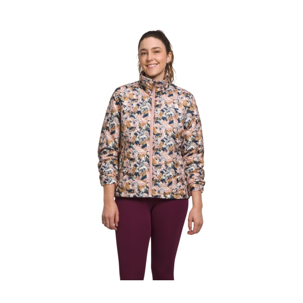 81161575 Tamburello Jacket for Ladies - Pink Moss Coleus Camp Print - Extra Large -  The North Face