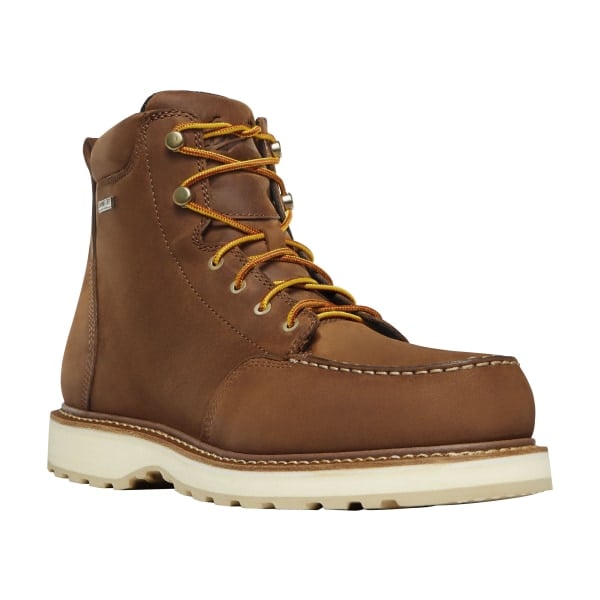 81153926 Cedar River Moc Toe Waterproof Work Boots for Men - Brown - Size 9.5 - Wide -  Danner