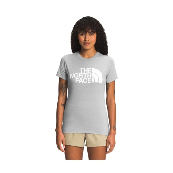 60614054 Half Dome Tri-Blend Short-Sleeve T-Shirt for Ladies - TNF Light Gray Heather - Medium -  The North Face