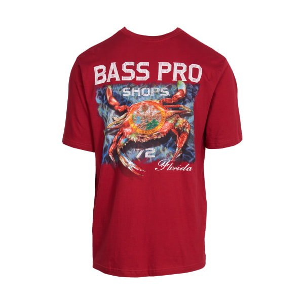 81155700 Bass Pro Shops Florida Crab Short-Sleeve T-Shirt for Men - Rio Red - 3XL -  World Wide Sportsman