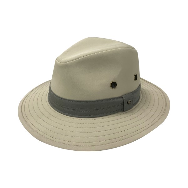Kanut Sports Covington Safari Sun Hat - Natural/Grey L -  SS22M09-NAT-L