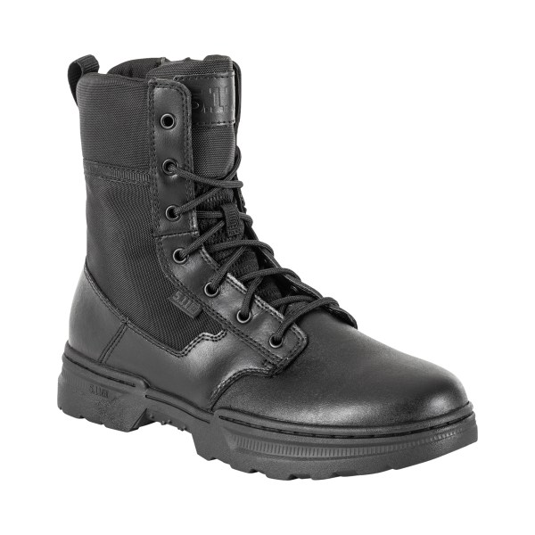 60703404 Speed 4.0 Side Zip Tactical Duty Boots for Men - Black - Size 8 - Medium -  5.11 Tactical