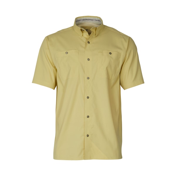 81034093 Ultimate Angler Solid Short-Sleeve Shirt for Men - Golden Mist - Large -  World Wide Sportsman