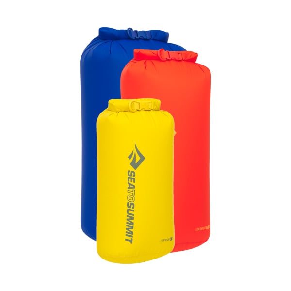 81181535 Lightweight Dry Bags - Yellow, Orange, Blue - 8L, 13L, 20L - Pack of 3 -  SEA TO SUMMIT