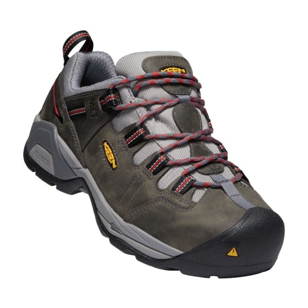 81141484 Detroit XT Internal Met Steel-Toe Work Shoes for Men - Steel Grey & Bossa Nova - Size 11.5 - Medium -  Keen Utility