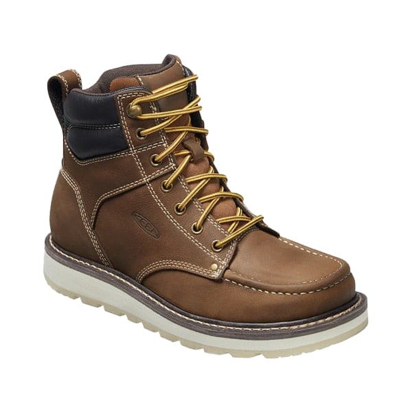 81139928 Cincinnati 6 in. Waterproof Soft-Toe Work Boots for Men - Belgian & Sandshell - Size 15 - Medium -  Keen Utility