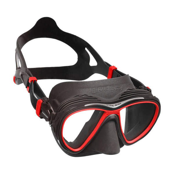 81195018 Quantum Scuba Diving Mask - Black & Red