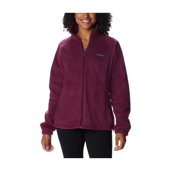 81153934 Benton Springs Full-Zip Fleece Jacket for Ladies - Marionberry - Large -  Columbia