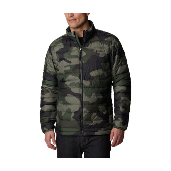 81151895 Powder Lite Jacket for Men - Stone Green Mod Camo Print - Small -  Columbia