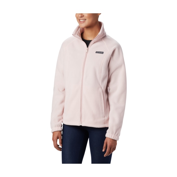 81153946 Benton Springs Full-Zip Fleece Jacket for Ladies - Dusty Pink - 2XL -  Columbia