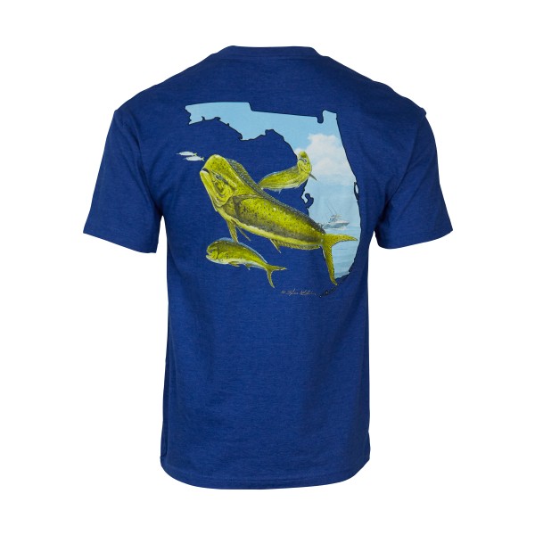 81048767 Mahi Short-Sleeve Pocket T-Shirt for Men - Royal Blue - Small -  World Wide Sportsman