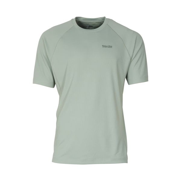 60705506 Solid Raglan Short-Sleeve Crew Shirt for Men - Ice Green - Large -  World Wide Sportsman