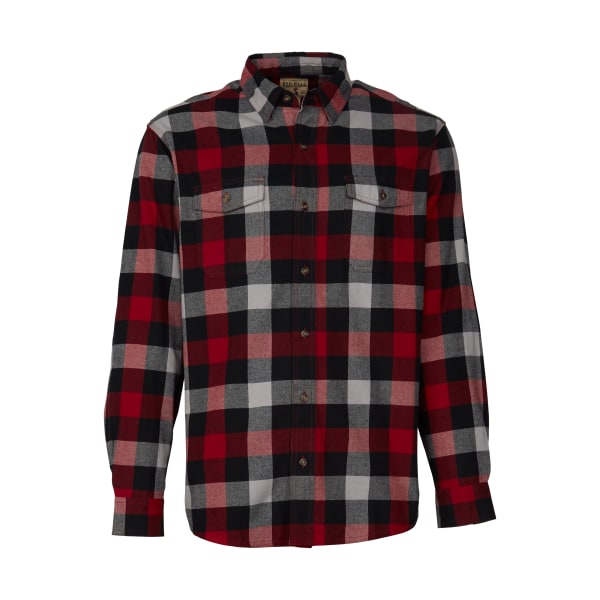 60701703 Buffalo Creek Flannel Long-Sleeve Shirt for Men - Red & Gray - Medium -  RedHead