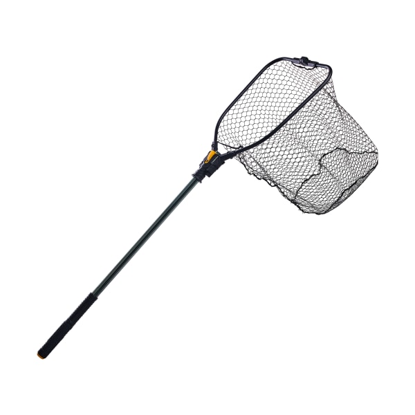 81048858  Conservation Folding Landing Net - Micro Mesh - 15 in. Deep - 14 x 18 in. Hoop, 36-60 in. Handle -  Frabill