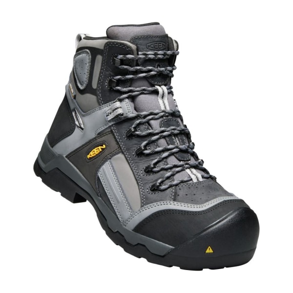 81141337 Davenport Insulated Waterproof Composite Toe Work Boots for Men - Magnet & Steel Grey - Size 15 - Medium -  Keen Utility