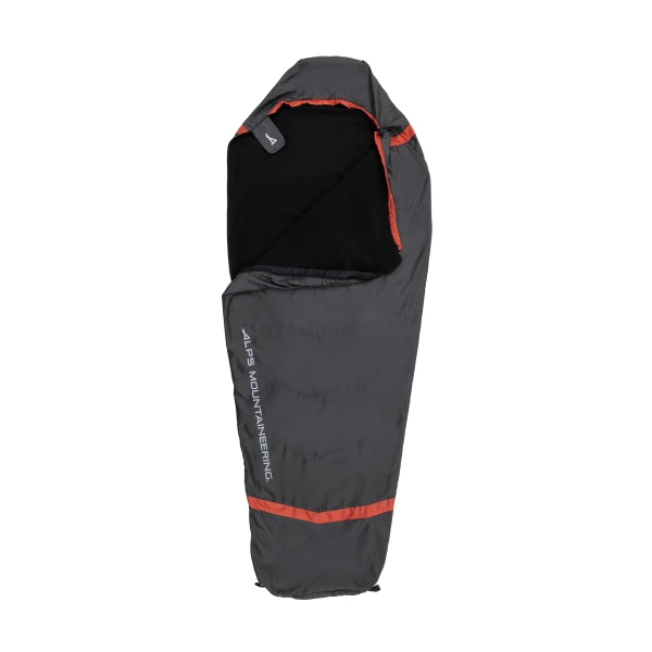 81021531 Wisp Mummy Sleeping Bag - Charcoal & Red