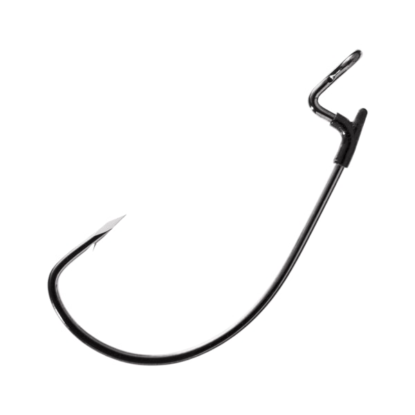 42874640 TroKar ExtraWide Gap Magworm Hooks with Baitpin  ZBend  30  Platinum Black