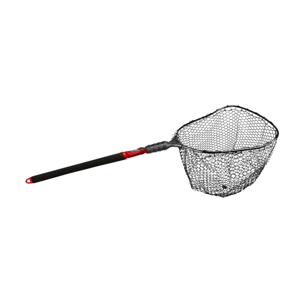 43424321 S2 Slider Landing Net - Rubber - 19 x 21 in. Hoop - 29 x 60 in. Handle - Black & Red -  EGO