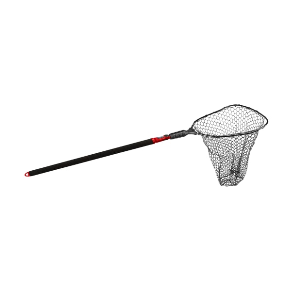 43424425 S2 Slider Landing Net - Deep Rubber - 19 x 21 in. Hoop - 48-108 in. Handle - Black & Red -  EGO