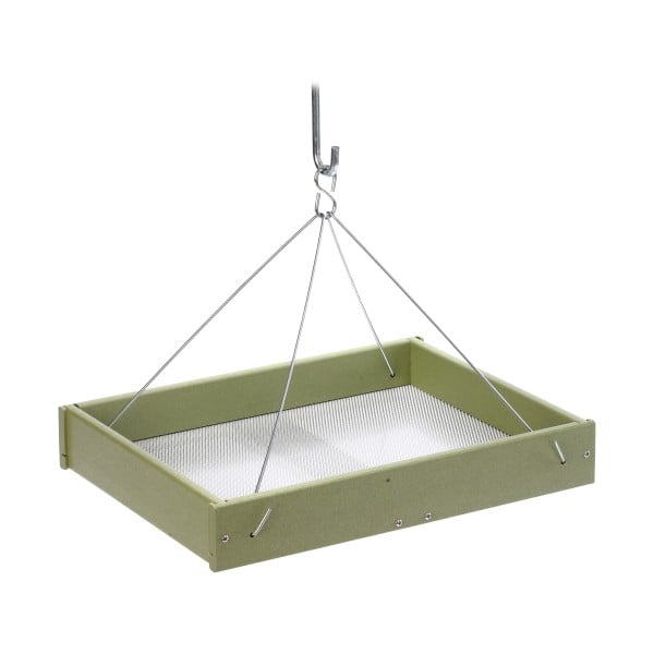 60616200 Hanging Recycled Plastic Platform Bird Feeder - Medium