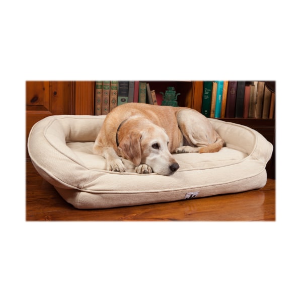 80089364 27 x 21 x 9 in. EZ Wash Premium Headrest Dog Bed, Natural -  3 Dog Pet Supply