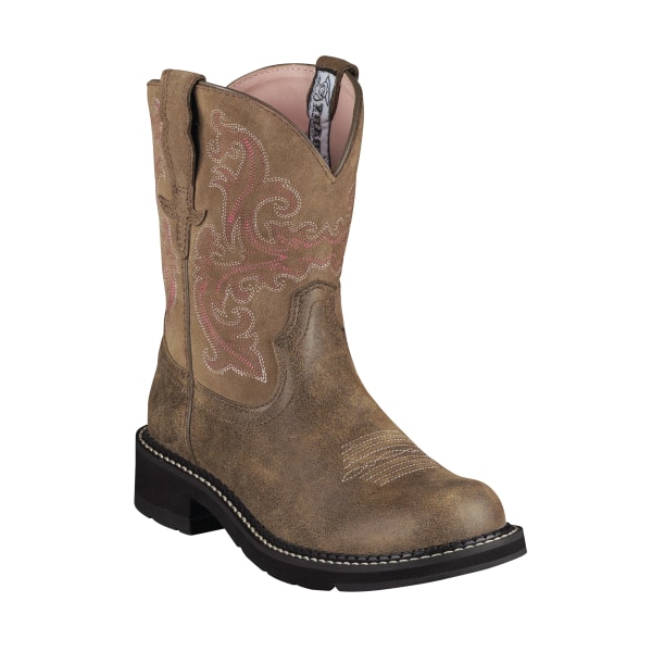 75229248 Fatbaby II Western Boots for Ladies - Brown Bomber - Size 9.5 - Medium -  Ariat