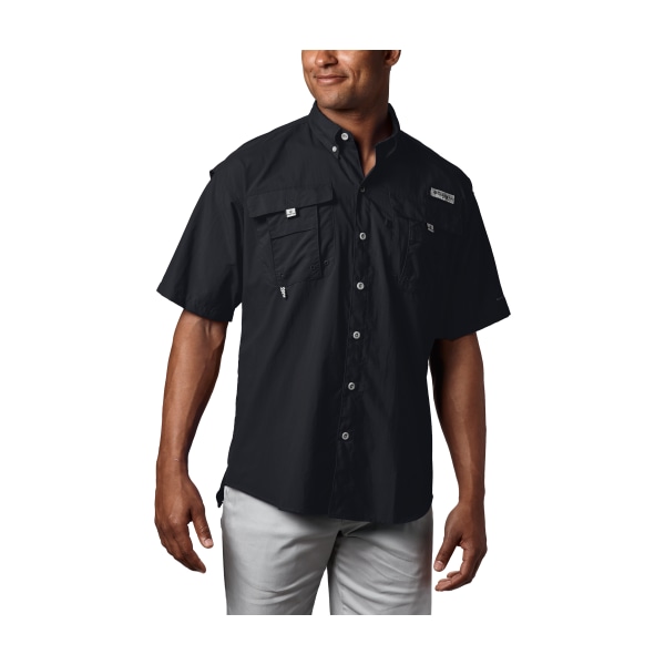 72956401 PFG Bahama II Short-Sleeve Shirt for Men - Black - Small -  Columbia