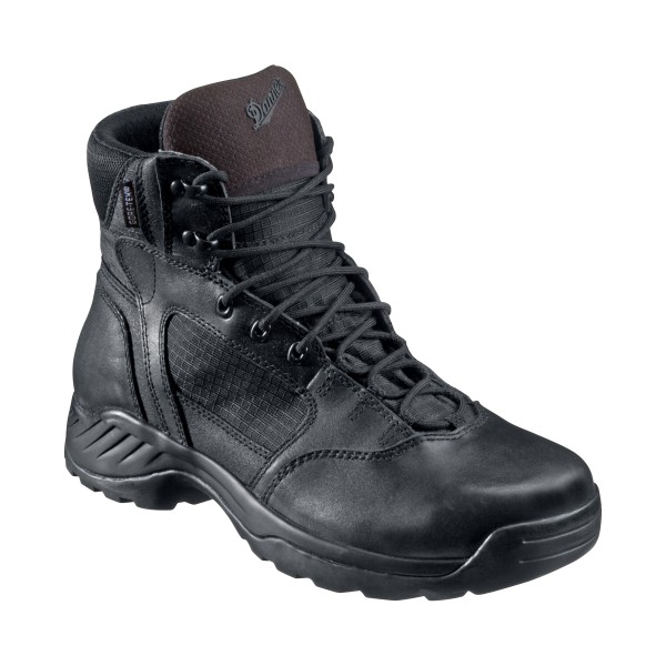 75556038 Kinetic GTX 6 in. Side-Zip Waterproof Tactical Duty Boots for Men - Black - Size 6.5 - Medium -  Danner