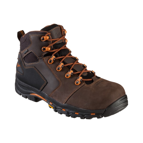 75363164 Vicious GORE-TEX Non-Metallic Safety Toe Work Boots for Men - Brown - Size 11.5 - Wide -  Danner