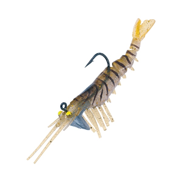 80037514 Fishing Shrimp - 3.25 in. - Golden Tiger -  Vudu