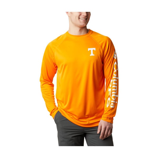 60596188 Collegiate PFG Terminal Tackle Long-Sleeve Shirt for Men - University of Tennessee & Solarize - 2XL -  Columbia