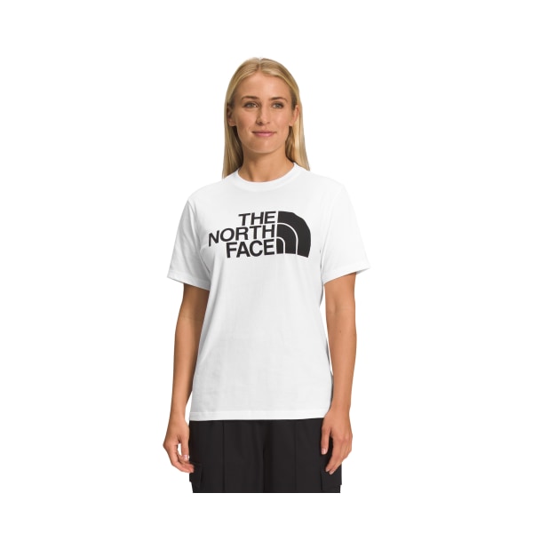 81088203 Half Dome Short-Sleeve T-Shirt for Ladies - TNF White & TNF Black - Medium -  The North Face