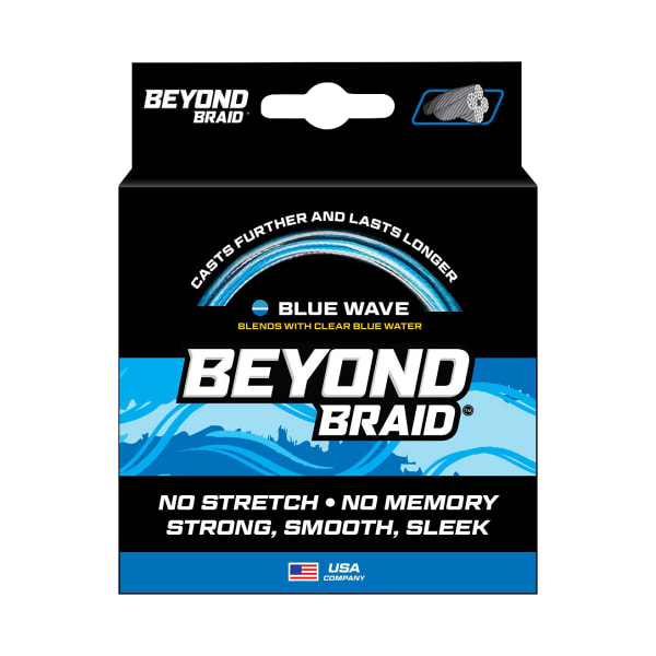 81072464 Braided Fishing Line - Blue Wave - 2000 Yards - 15 lbs -  Beyond Braid