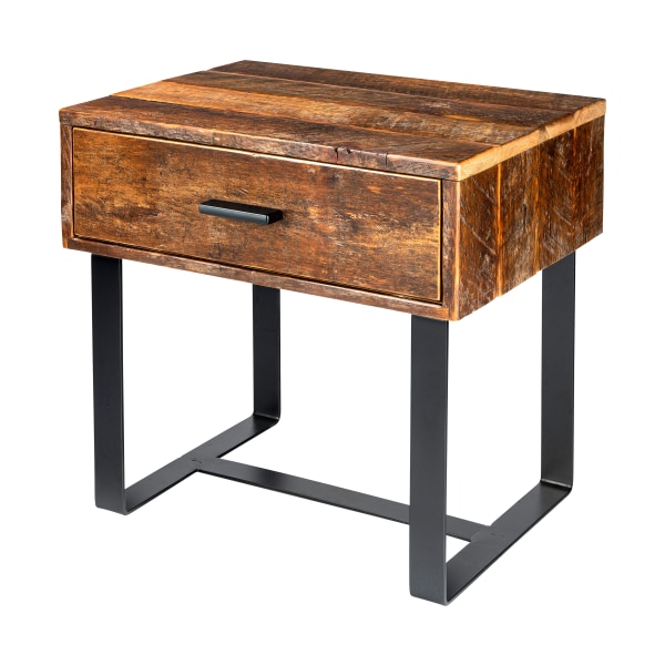 95604208 24 x 24 x 18 in. Brooklyn Reclaimed Furniture Nightstand -  Old Hickory Furniture