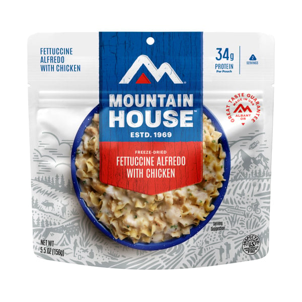 60552439 Fettuccine Alfredo with Chicken Pouch -  Mountain House