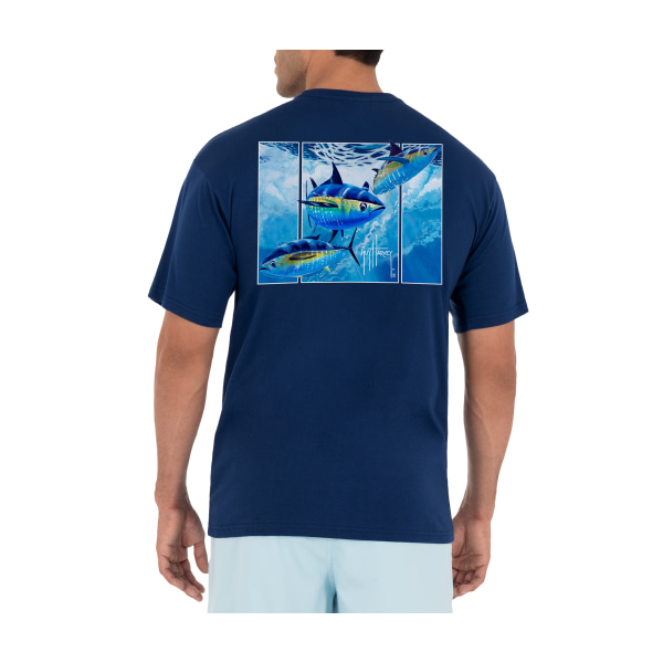 91859590 Offshore Tuna Haul Short-Sleeve T-Shirt for Men - Estate Blue - Small -  Guy Harvey