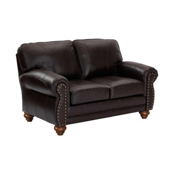 45697853 Noble Furniture Collection Stationary Love Seat - Coffee -  Best Home Furnishings