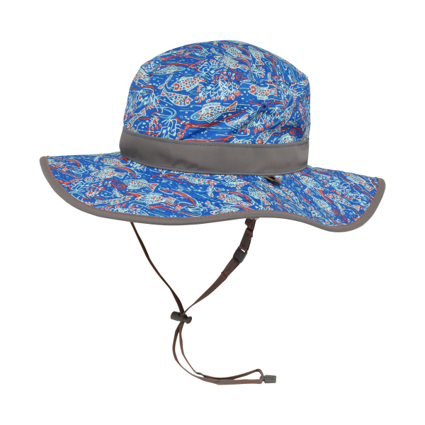 60559940 Clear Creek Reversible Boonie Hat for Kids - Wild River & Royal - Large -  Sunday Afternoons