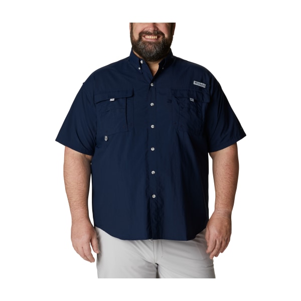 60544216 PFG Bahama II Short-Sleeve Shirt for Men - Collegiate Navy - Extra Large Tall -  Columbia