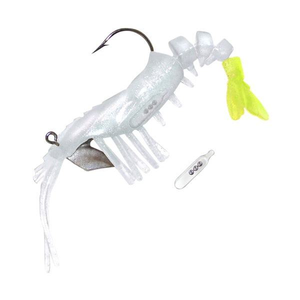 80677613 Rattle Shrimp - White Chartreuse -  Vudu