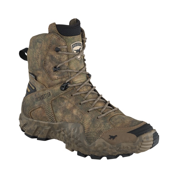 60573914 VaprTrek Camo Leather Waterproof Hunting Boots for Men - Camo Leather - Size 8 - Medium -  Irish Setter