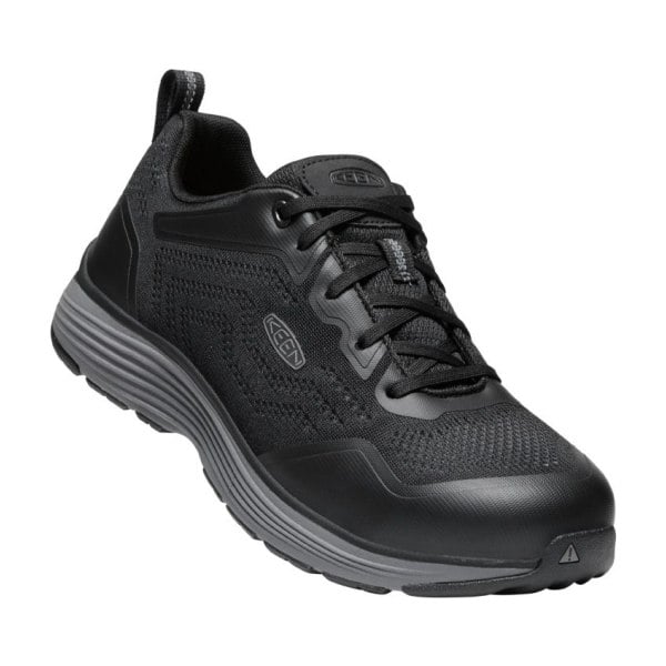 81160064 Sparta 2 Aluminum-Toe Work Shoes for Men - Steel Grey & Black - Size 10 - Medium -  Keen Utility