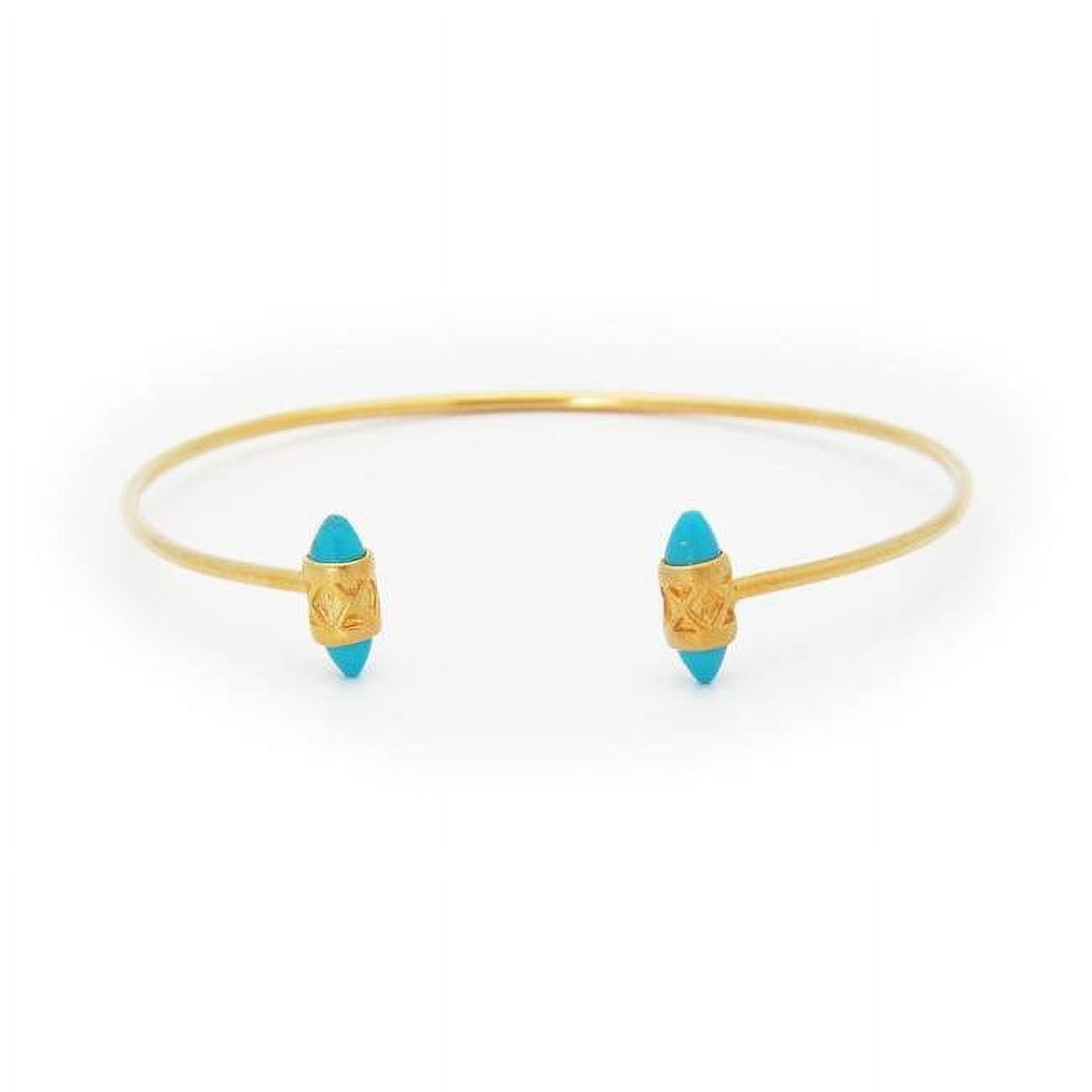 556108 Womens Fine Jewelry Retro Stylish Open Bangle Turquoise Stone Cuff Bracelet -  Fronay