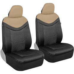 TWOTONESE7BF2-UBS  Twotone Beige Seat Covers - 2 Piece