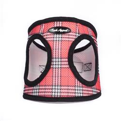 Picture of Bark Appeal RPMEW-XS Plaid Mesh EZ Wrap Harness&#44; Red - Extra Small