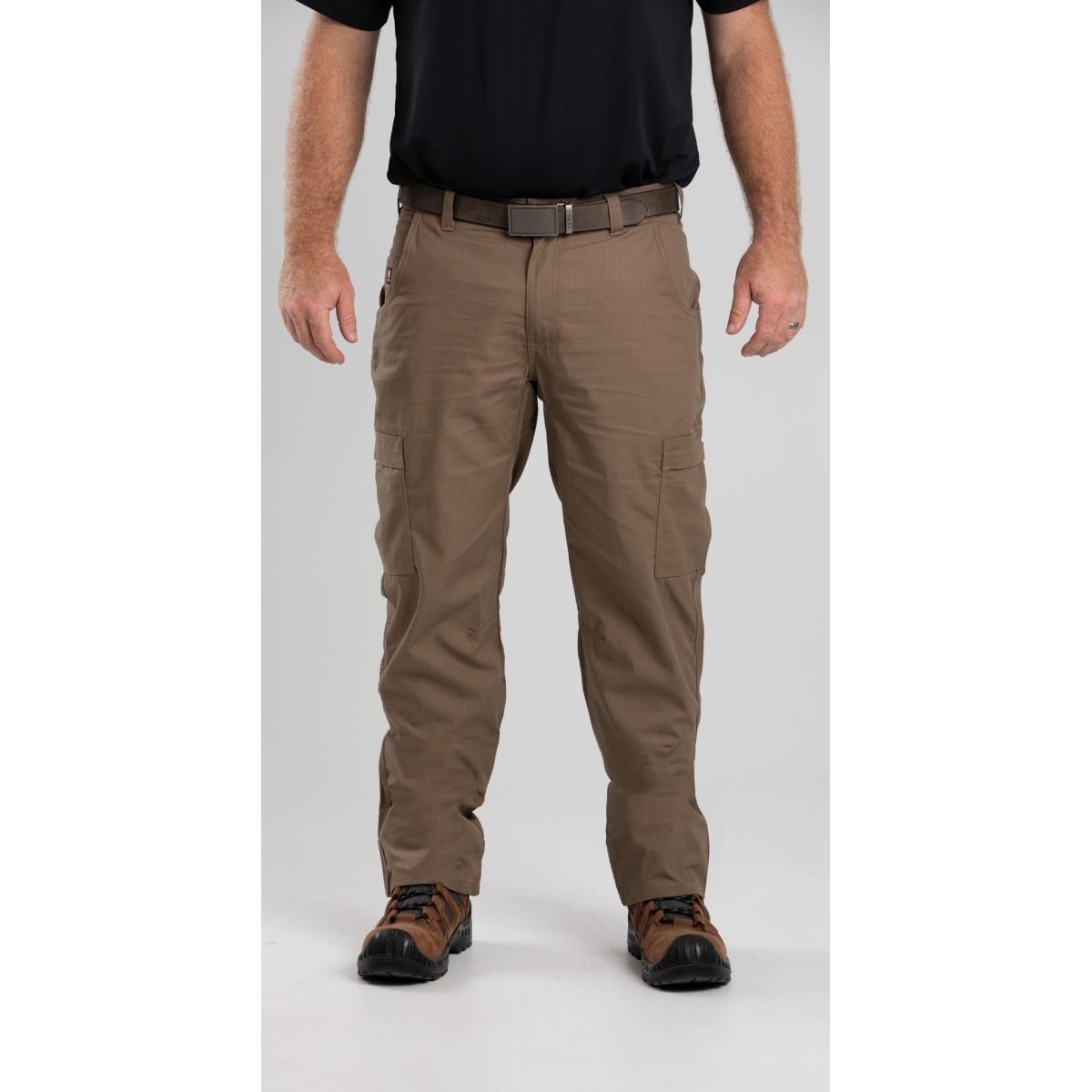 Flame Resistant Ripstop Cargo Pant - Putty - 36 x 34 in. - Arc-Resistant Design