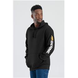 Big & Tall Men's Signature Sleeve Pullover Hoodie - Black - Size 4XL