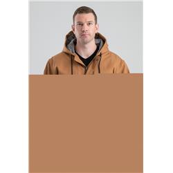 Men Flame Resistant Hooded Jacket, Brown Duck - 4XL