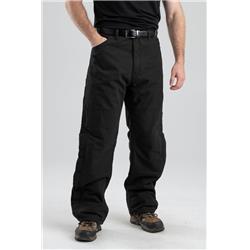 Picture of Berne P966BK30360 10 oz 36 x 30 in. Waist & Inseam Heavy-Duty Cotton Duck Bulldozer Washed Duck Outer Pant&#44; Black